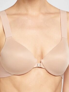 Bra-llelujah! Full Coverage Smooth Front-Close Nude T-Shirt Bra